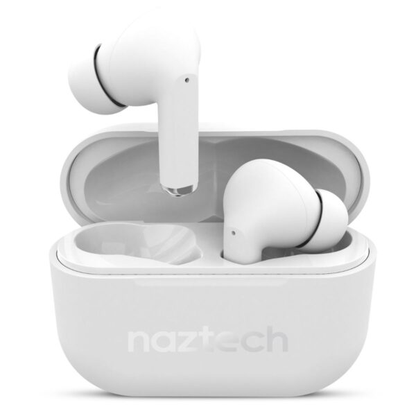 Naztech Audífonos Inalámbricos Blanco Tws - Imagen 2