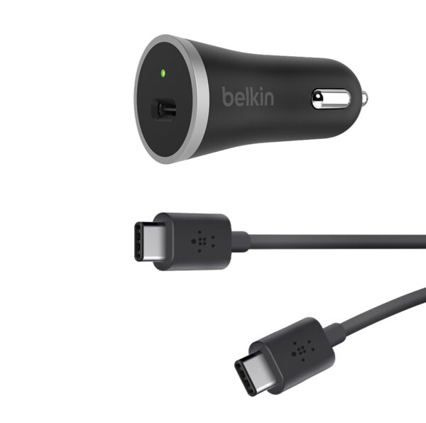 Belkin Cargador de coche concector USB-C, 15 W con cable de 1, 2 metros - Imagen 5