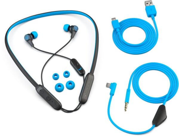 JLab - Audífonos inalámbricos Play Gaming - Negro/Azul - Imagen 6