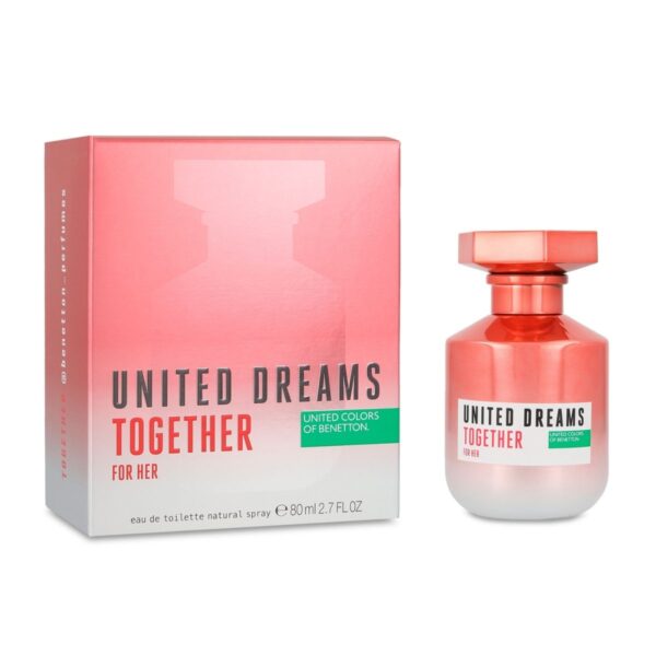 BENETTON UNITED DREAMS TOGETHER 80ML HER EDT SPRAY