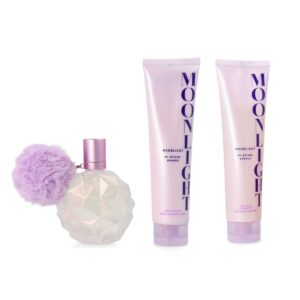 Z4 SET ARIANA GRANDE MOONLIGHT 3PZS 100ML EDP SPRAY/ BODY SOUFFLE 100ML/ SHOWER GEL 100ML